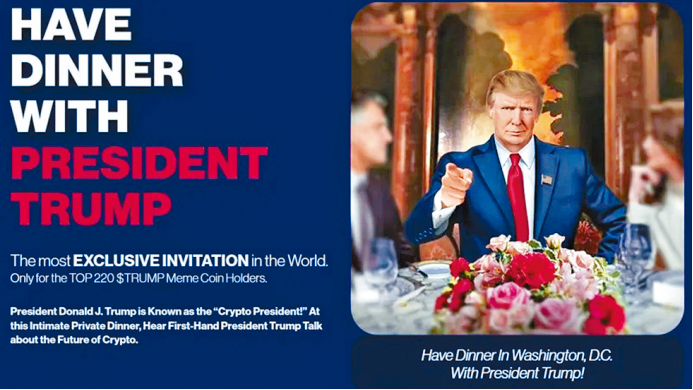 When TRUMP Invites You to Dinner, Olympus Pact Is Drafting the Next Financial Constitution